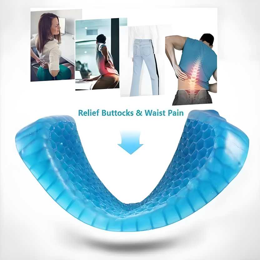 Orthopedic Gel Seat Cushion for Office Chair