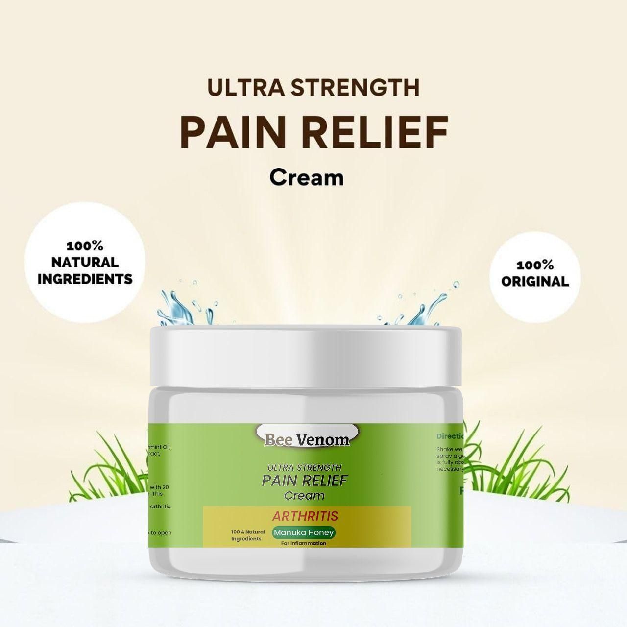 Bee Venom Ultra Strength Pain Relief Cream