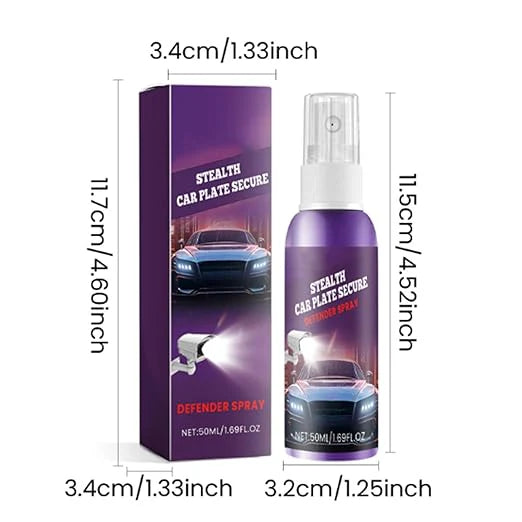 Stealth Car Plate Secure 50Ml  (Pack of 2)